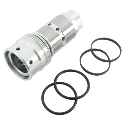Hydraulic Quick Coupler Female Leverless 3/4" Unf Compatible With Ford New Holland 7610 7710 7740 thumbnail 2