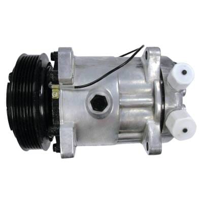 A/C Compressor 12 Volt 6-Groove Serpentine Compatible With New Holland Ts90 Ts100 Ts110 Ts115 Ls190 thumbnail 2