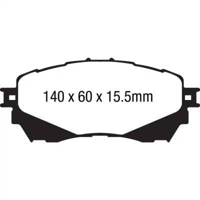 New Front Brake Disc And Pad Kit Compatible With Mazda Cx-9 Kuro Edition 4 Cyl 2.5L Cx-9 Touring 4 thumbnail 4