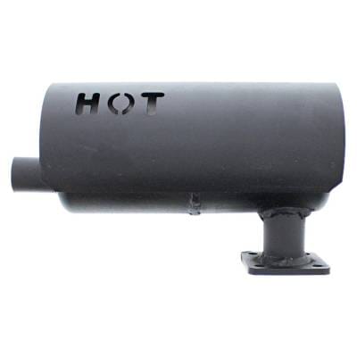 New 1.500" Inlet Muffler Compatible With Kubota B2620hsd B2320dtn B3030hsd B7510dn B2630hsd B2920hsd