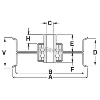 New 4 1/2" Flat Idler Compatible With Ferris Simplicity Snapper 5900525 5900823 5900930 5901186 thumbnail 2