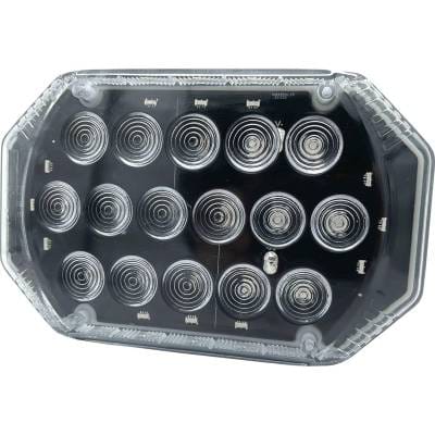 Led Magnetic Warning Light 7 Flashing Modes Red Amber White Compatible With Tractors Trucks Trailers thumbnail 2