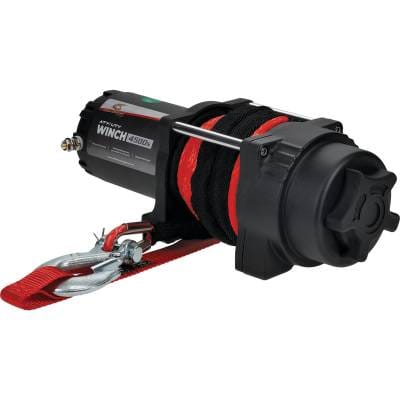 4500 Lb Expedition Winch Synthetic Rope Ip67 Sealed Motor Compatible With Polaris Can-Am Honda thumbnail 3