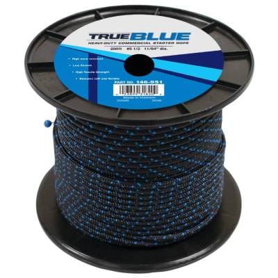 200 Ft True Blue Solid Braid Starter Rope #5-1/2 11/64 In Compatible With Honda Gx100 Gx120 Snapper