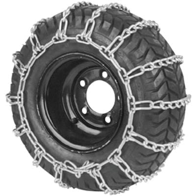 2 Link Tire Chain Pair 20X8-8 20X8-10 Compatible With Mtd Troy-Bilt Murray Snapper Toro Riding Mower