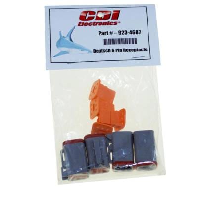 6-Pin Deutsch Dt Receptacle With Locking Wedge Ip67 Female Connector Marine Engine Wiring Compatible thumbnail 2