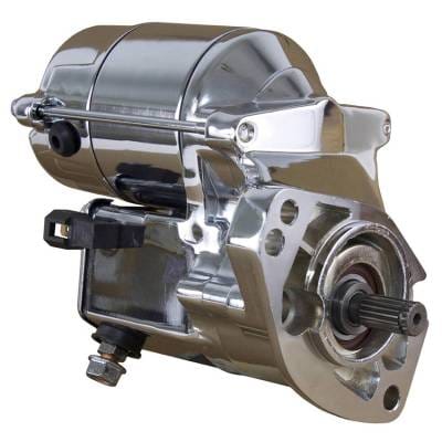 Chrome 1.2Kw Starter Compatible With Harley Davidson Fxlr Low Rider Custom Fxd35 Super Golden thumbnail 2