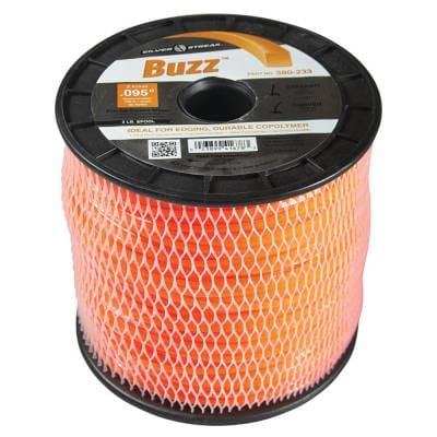 Square Trimmer Line 0.095 Inch Compatible With All String Trimmers 3 Pound Spool 728 Feet Orange