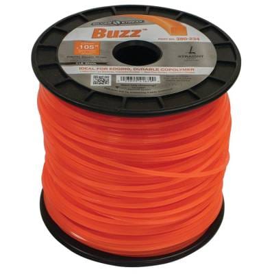 Square Trimmer Line 0.105 Inch Compatible With All String Trimmers 3 Pound Spool 571 Feet Orange thumbnail 2