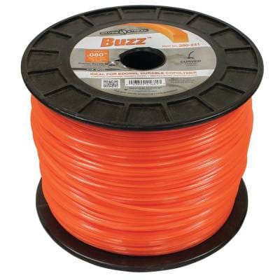 Square Trimmer Line 0.080 Inch Compatible With All String Trimmers 5 Pound Spool 1772 Feet Orange thumbnail 2