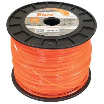 Square Trimmer Line 0.095 Inch Compatible With All String Trimmers 5 Pound Spool 1214 Feet Orange thumbnail 2