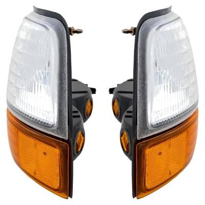 New Pair Of Daytime Running Lights Compatible With Ford Ranger 2.5L 3.0L 4.0L 1998-2000 By Part thumbnail 2