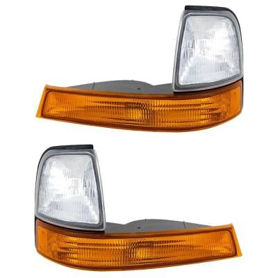 New Pair Of Daytime Running Lights Compatible With Ford Ranger 2.5L 3.0L 4.0L 1998-2000 By Part thumbnail 4