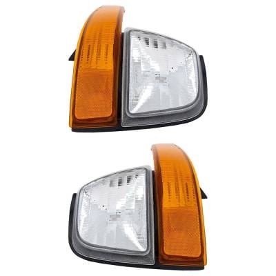 New Pair Of Daytime Running Lights Compatible With Ford Ranger 2.5L 3.0L 4.0L 1998-2000 By Part thumbnail 12