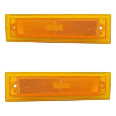 New Pair Of Daytime Running Lights Compatible With Chevrolet Gmc 1981-1991 By Part Numbers Gm2550112 thumbnail 4