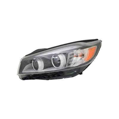 Headlight Assembly Left Driver Side Compatible With 2016-2018 Kia Sorento - With Light Bar Led P.L thumbnail 3