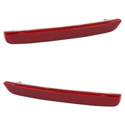 New Rear Left And Rear Right Bumper Reflector Compatible With Dodge Challenger Srt Hellcat Redeye thumbnail 4