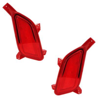 New Rear Left And Rear Right Bumper Reflector Compatible With Hyundai Veloster Tech 4 Cyl 1.6L