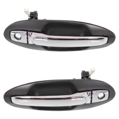 Front Left Driver And Right Passenger Exterior Door Handle Compatible With 2001-2006 Hyundai Sonata thumbnail 2