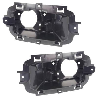Front Fog Light Bracket Set Compatible With 2014-2015 Chevrolet Silverado 1500 Wt Lt Ltz High