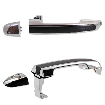 Front Left Driver And Right Passenger Exterior Door Handle Compatible With 2006-2010 Hyundai Sonata