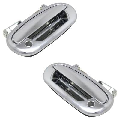Front Driver And Passenger Side Exterior Door Handle Compatible With 1997-2004 Ford F-150 Ford thumbnail 6