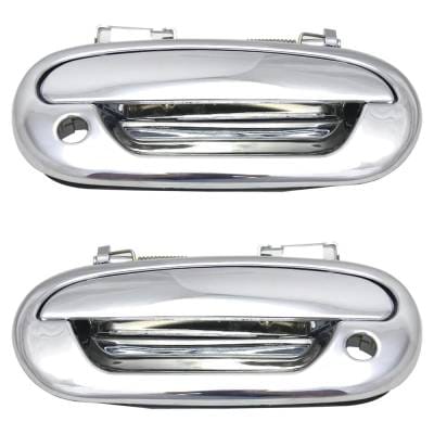 Front Left Driver And Right Passenger Exterior Door Handle Compatible With 1997-2004 Ford Expedition thumbnail 2