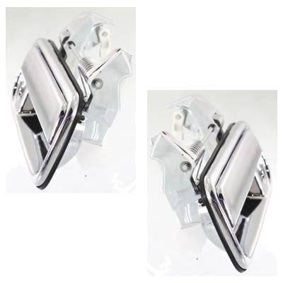 Front Driver And Passenger Side Exterior Door Handle Compatible With 1989-1995 Toyota 4Runner Toyota