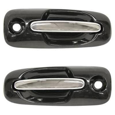 Front Driver And Passenger Side Exterior Door Handle Compatible With 2001-2007 Dodge Grand Caravan thumbnail 2