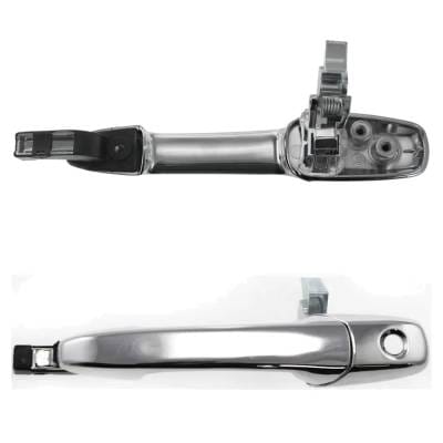 Front Driver And Passenger Side Exterior Door Handle Compatible With 2005-2014 Ford Mustang Chrome thumbnail 10