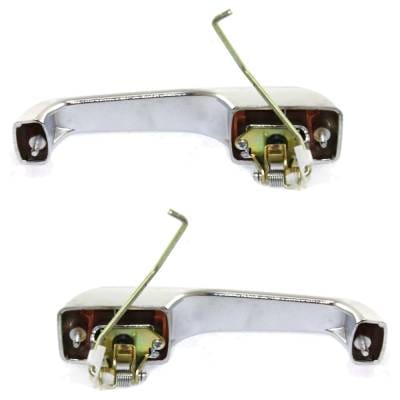 Front Driver And Passenger Side Exterior Door Handle Compatible With 1993-1998 Jeep Grand Cherokee thumbnail 6