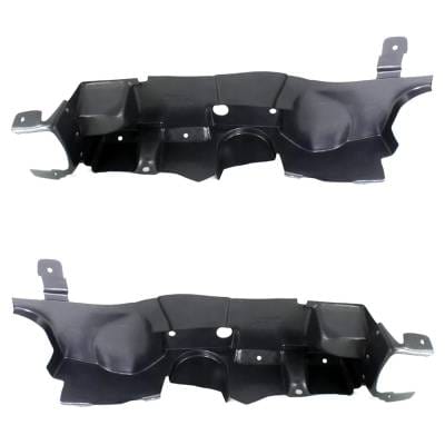 Engine Splash Guard Compatible With 2006-2010 Pontiac G6 Left And Right Plastic Guard 15864189 Under thumbnail 5