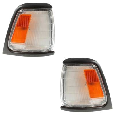 New Pair Of Corner Light Compatible With Toyota Pickup Sr5 6 Cyl 3.0L Pickup Dlx 4 Cyl 2.4L thumbnail 2