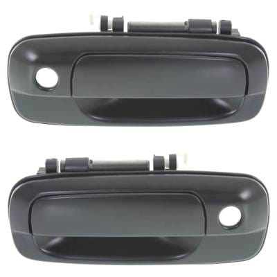 Front Driver And Passenger Side Exterior Door Handle Compatible With 1310 Primed Paintable With Key thumbnail 2