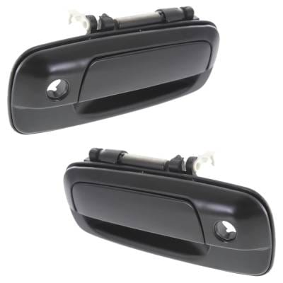 Front Driver And Passenger Side Exterior Door Handle Compatible With 1310 Primed Paintable With Key thumbnail 4