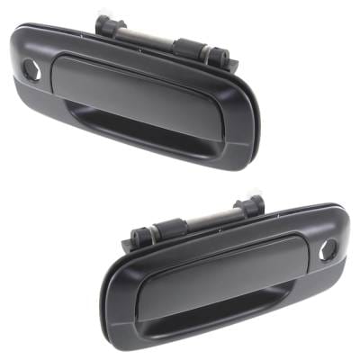 Front Driver And Passenger Side Exterior Door Handle Compatible With 1310 Primed Paintable With Key thumbnail 6