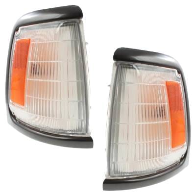 New Pair Of Corner Light Compatible With Toyota Pickup Dlx 6 Cyl 3.0L Pickup Dlx 4 Cyl 2.4L thumbnail 4