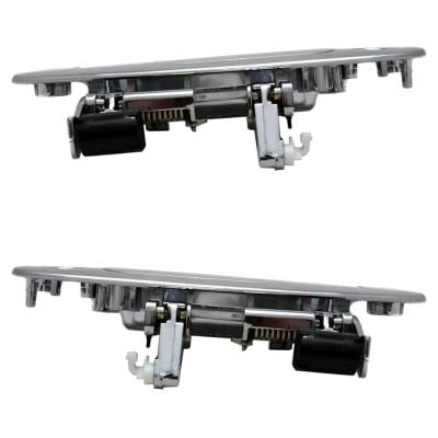 Front Driver And Passenger Side Exterior Door Handle Compatible With 2000-2005 Toyota Echo Chrome thumbnail 10