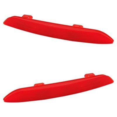 New Rear Left And Rear Right Bumper Reflector Compatible With Honda Civic Sport 4 Cyl 2.0L Civic thumbnail 2