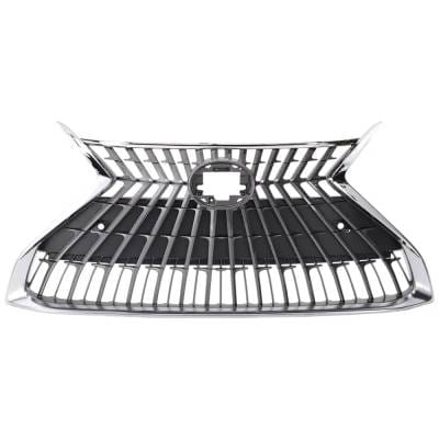 New Chrome Grille Assembly Compatible With Lexus Es250 Luxury 4 Cyl 2.5L Es350 Base 6 Cyl 3.5L Es350 thumbnail 2