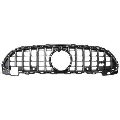 New Chrome Shell Grille Assembly Compatible With Mercedes Benz C43 Amg 4Matic 4 Cyl 2.0L C43 Amg thumbnail 2