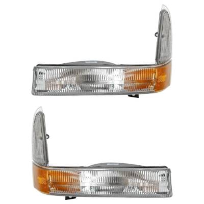New Pair Of Daytime Running Lights Compatible With Ford 2001 2002 2003 2004 2005 By Part Numbers thumbnail 2