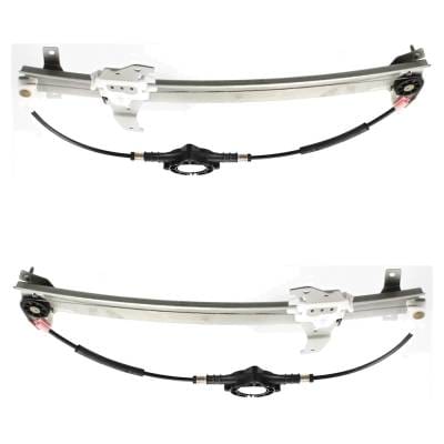 New Front Left And Front Right Window Regulator Compatible With Lincoln Town Car Cypress 8 Cyl 4.6L thumbnail 10