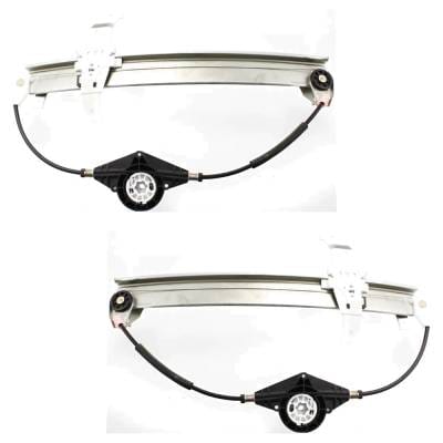 New Front Left And Front Right Window Regulator Compatible With Lincoln Town Car Cypress 8 Cyl 4.6L thumbnail 2
