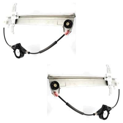 New Front Left And Front Right Window Regulator Compatible With Lincoln Town Car Cartier 8 Cyl 4.6L thumbnail 4