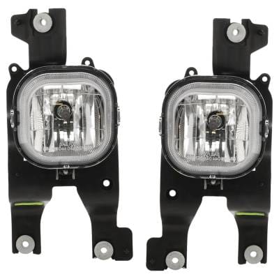 New Front Left And Front Right Fog Light Compatible With Ford F-450 Super Duty Xlt 8 Cyl 6.4L F-250