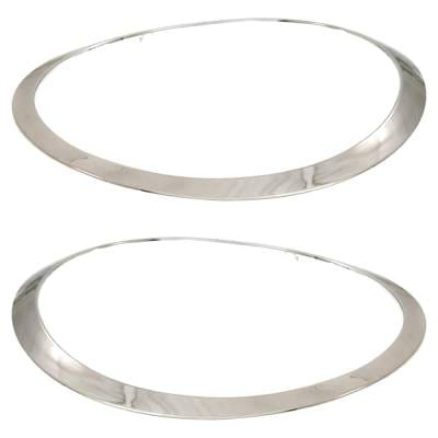 New Pair Of Headlight Bezel Compatible With Mini Cooper Coupe John Cooper Works 4 Cyl 1.6L Cooper thumbnail 2