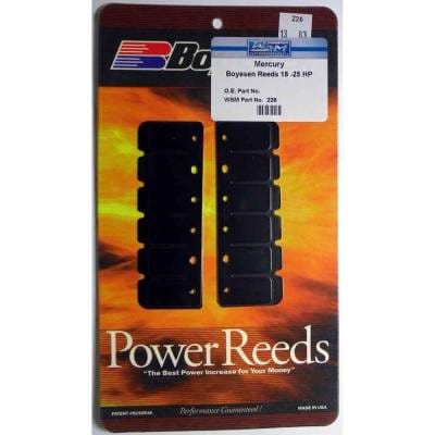 Outboard Reed Valve Petals Compatible With Mercury Mariner 20Hp 25Hp 18Hp 15Hp 2-Cyl 2-Stroke 2.562 thumbnail 2