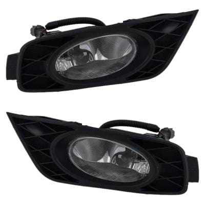 New Front Left And Front Right Fog Light Compatible With Honda Odyssey Lx 6 Cyl 3.5L Odyssey Ex-L 6