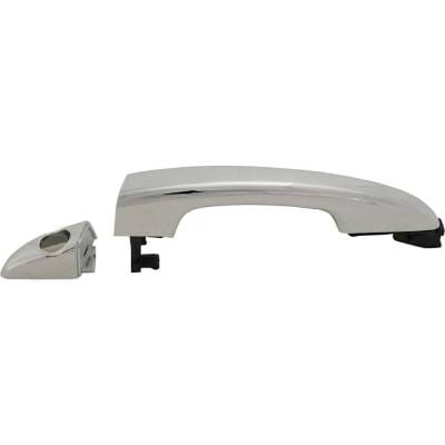 Front Driver Side Exterior Door Handle Compatible With 2015-2019 Hyundai Sonata Chrome With Key Hole thumbnail 12